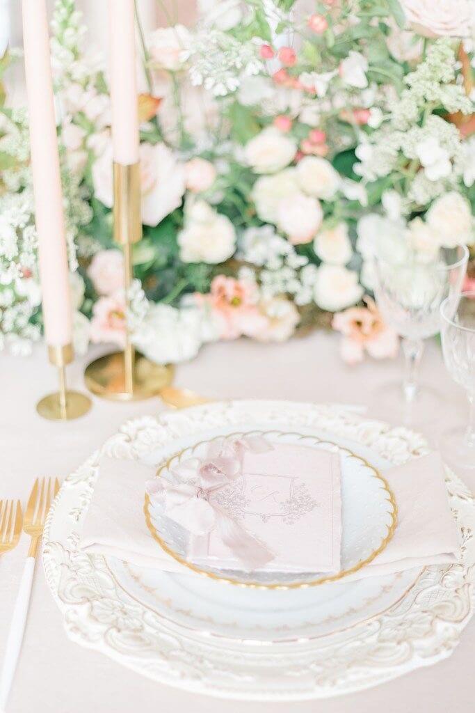 centre de table mariage élégant paris