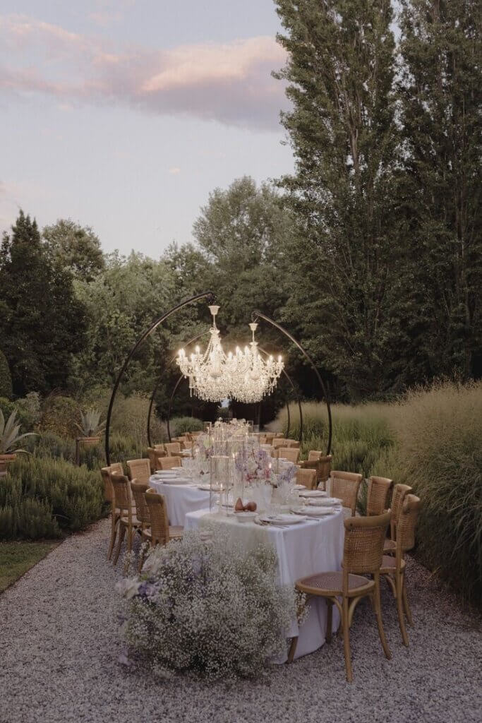 décoration de mariage élégante et chic