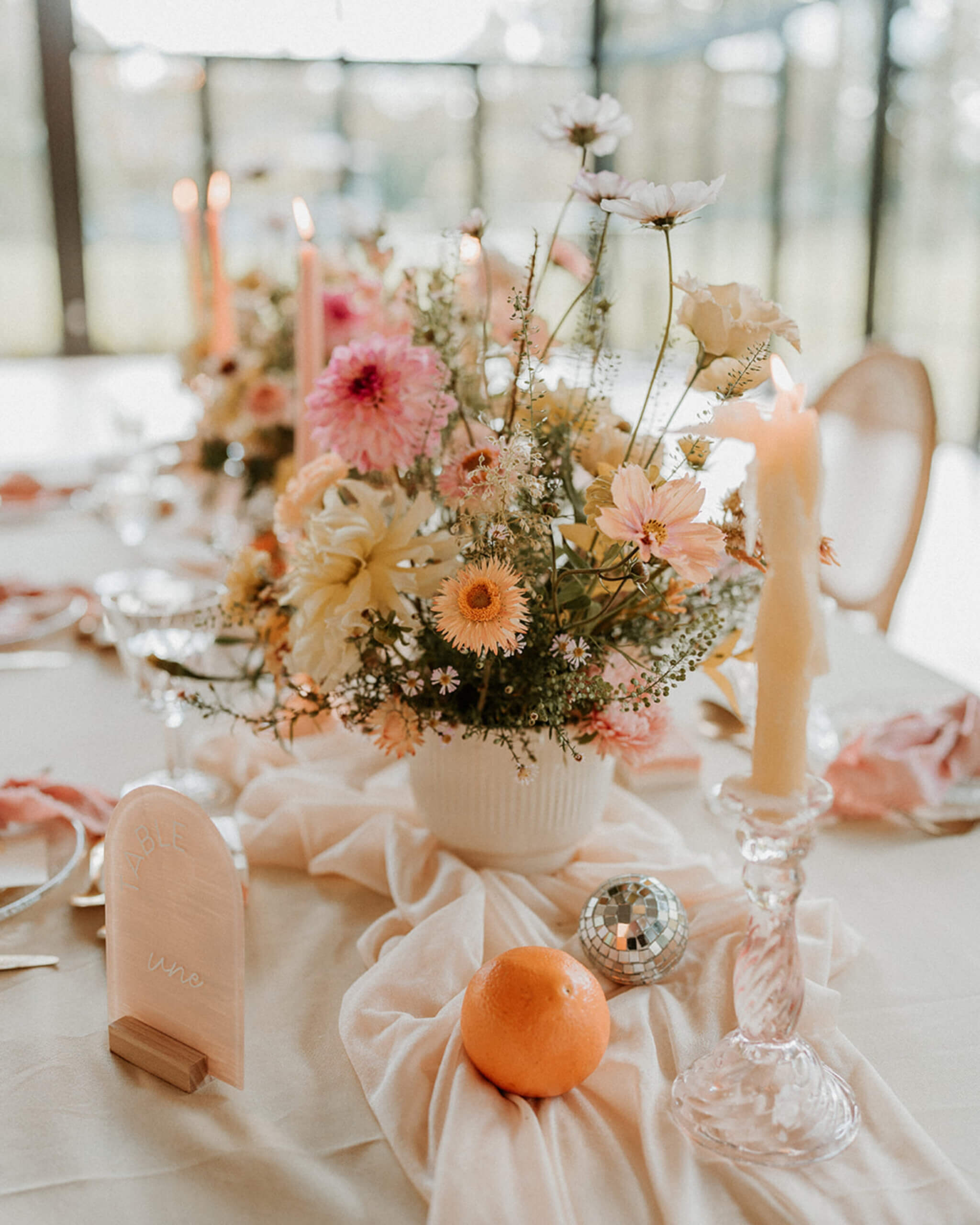 décoration table mariage