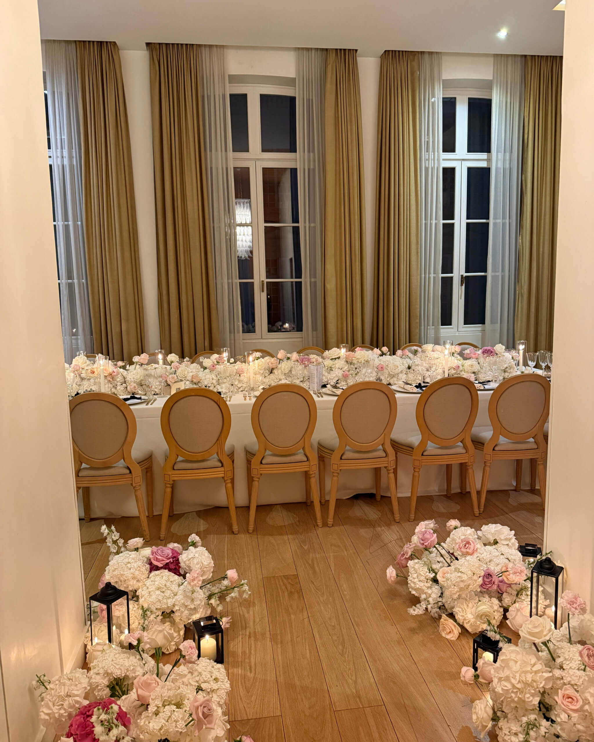 décoration table mariage Paris